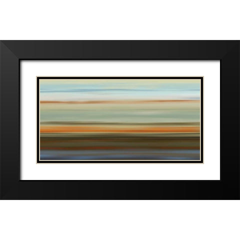 Euphoric II Black Modern Wood Framed Art Print with Double Matting by McMasters, James