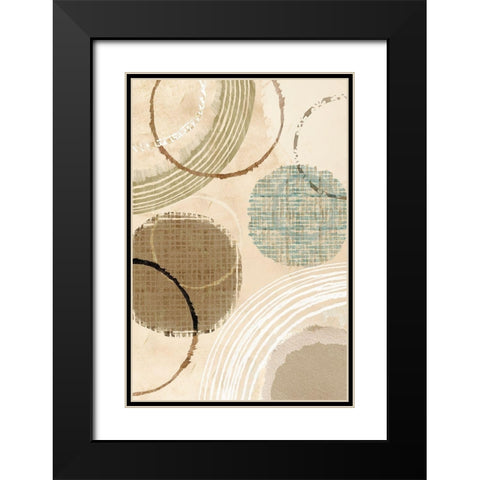 Woven Baskets II Black Modern Wood Framed Art Print with Double Matting by Kouta, Flora