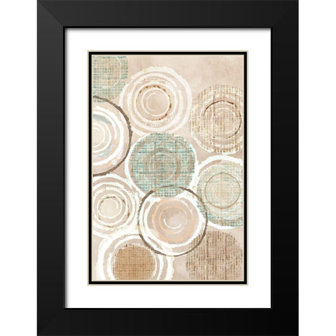 Neutral Woven Baskets I Black Modern Wood Framed Art Print with Double Matting by Kouta, Flora