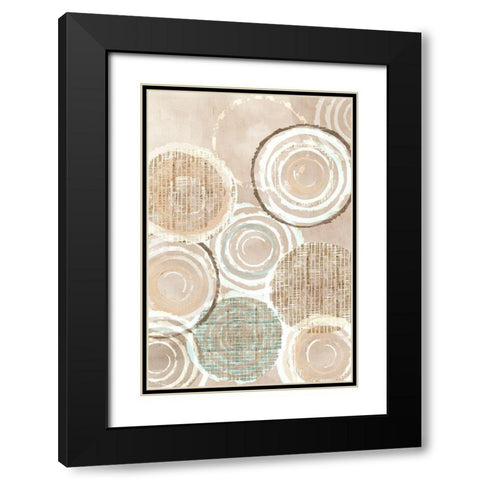 Neutral Woven Baskets II Black Modern Wood Framed Art Print with Double Matting by Kouta, Flora