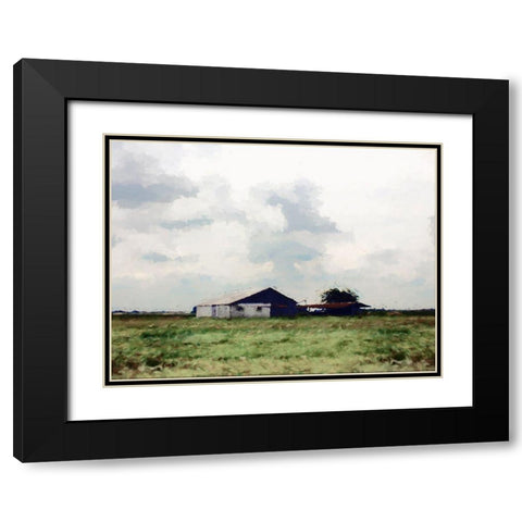 Abandoned Black Modern Wood Framed Art Print with Double Matting by Curinga, Kim