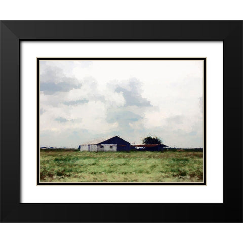 Abandoned Black Modern Wood Framed Art Print with Double Matting by Curinga, Kim