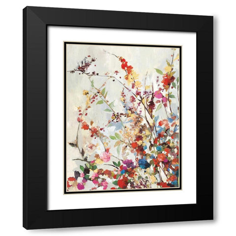 Early Bloom II Black Modern Wood Framed Art Print with Double Matting by Ella K