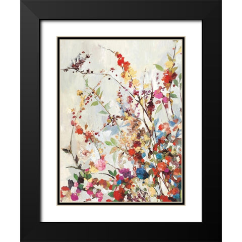 Early Bloom II Black Modern Wood Framed Art Print with Double Matting by Ella K