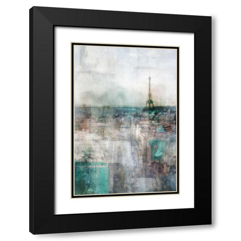 Peace Land I Black Modern Wood Framed Art Print with Double Matting by Roko, Ken