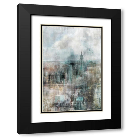 Peace Land II Black Modern Wood Framed Art Print with Double Matting by Roko, Ken
