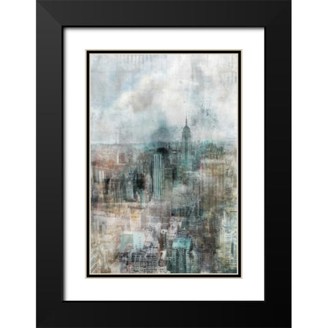 Peace Land II Black Modern Wood Framed Art Print with Double Matting by Roko, Ken