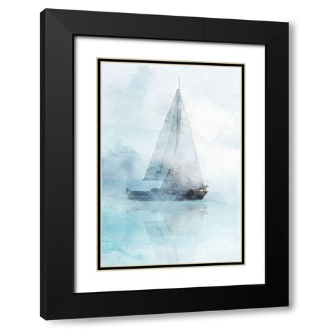 Sailing Boat I  Black Modern Wood Framed Art Print with Double Matting by Roko, Ken