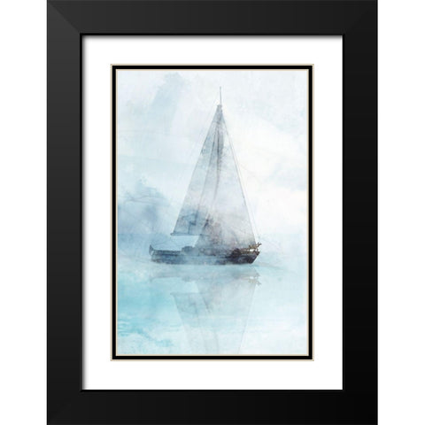 Sailing Boat I  Black Modern Wood Framed Art Print with Double Matting by Roko, Ken