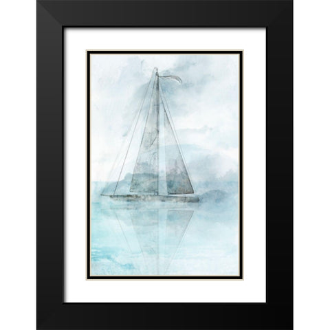 Sailing Boat II  Black Modern Wood Framed Art Print with Double Matting by Roko, Ken