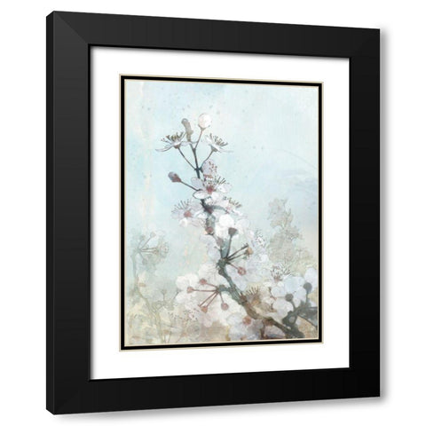 Climbing Cherry Blossoms I  Black Modern Wood Framed Art Print with Double Matting by Roko, Ken