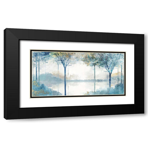 Blue Forest Lookout I  Black Modern Wood Framed Art Print with Double Matting by Roko, Ken