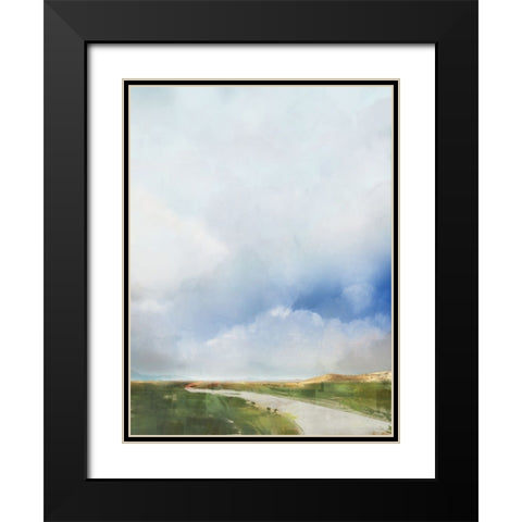 Above the Clouds I Black Modern Wood Framed Art Print with Double Matting by Roko, Ken