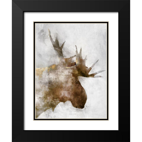 Bronze Wildlife Black Modern Wood Framed Art Print with Double Matting by Roko, Ken