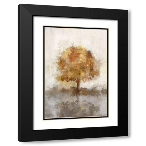 Auburn Breeze II Black Modern Wood Framed Art Print with Double Matting by Roko, Ken