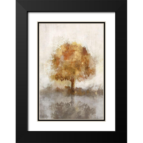 Auburn Breeze II Black Modern Wood Framed Art Print with Double Matting by Roko, Ken