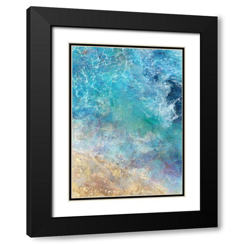 Oceanic Gold I  Black Modern Wood Framed Art Print with Double Matting by Roko, Ken