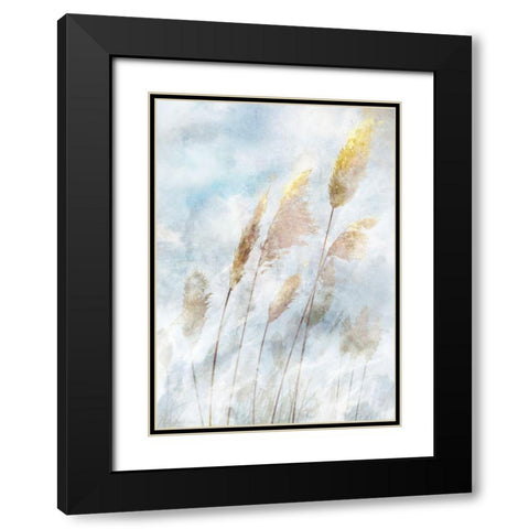 Reed Field II Black Modern Wood Framed Art Print with Double Matting by Roko, Ken