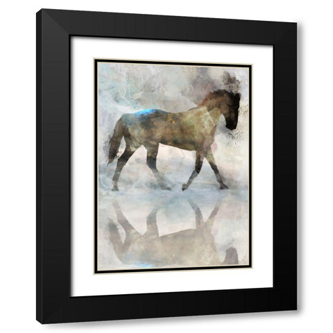Gentle Walk I  Black Modern Wood Framed Art Print with Double Matting by Roko, Ken