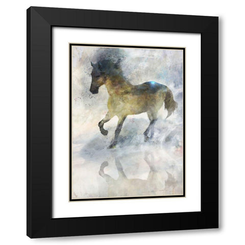 Gentle Walk II Black Modern Wood Framed Art Print with Double Matting by Roko, Ken