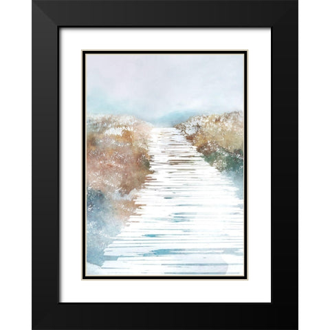 Unbridled Path II Black Modern Wood Framed Art Print with Double Matting by Roko, Ken