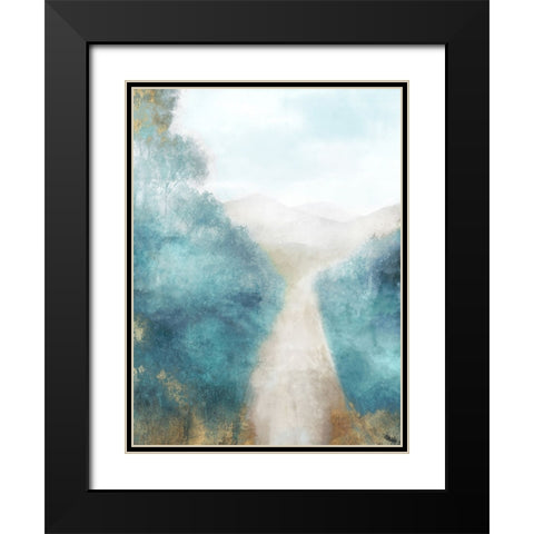 Promised Land Black Modern Wood Framed Art Print with Double Matting by Roko, Ken