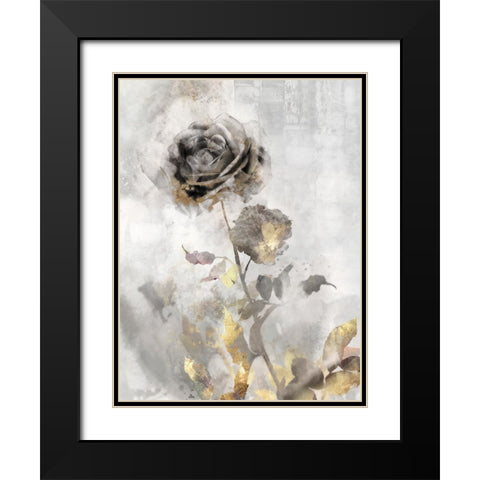 Black Roses II Black Modern Wood Framed Art Print with Double Matting by Roko, Ken