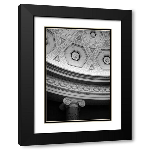Multiple Stars Black Modern Wood Framed Art Print with Double Matting by Millet, Karyn
