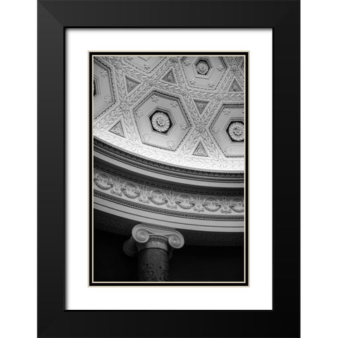 Multiple Stars Black Modern Wood Framed Art Print with Double Matting by Millet, Karyn