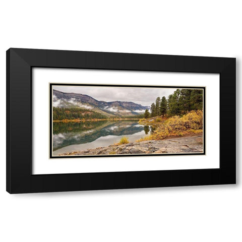 Mountain Mist I  Black Modern Wood Framed Art Print with Double Matting by Robertson, Leda
