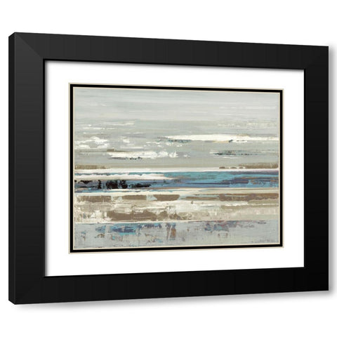 Eternal Horizon I Black Modern Wood Framed Art Print with Double Matting by Mravyan, Valeria