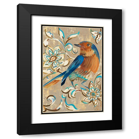 Tweet I Black Modern Wood Framed Art Print with Double Matting by Mravyan, Valerie