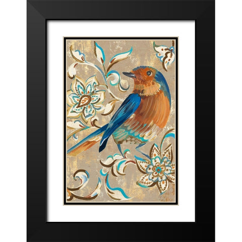 Tweet I Black Modern Wood Framed Art Print with Double Matting by Mravyan, Valerie