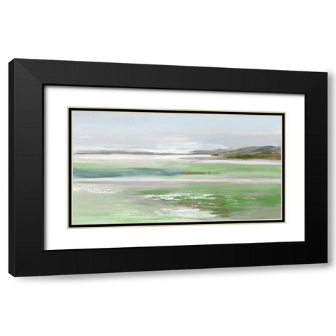 Waves whisper  Black Modern Wood Framed Art Print with Double Matting by Lera