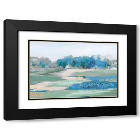 In The Middle of Nature Black Modern Wood Framed Art Print with Double Matting by Lera