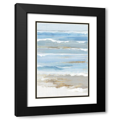 Golden Soft Birch Black Modern Wood Framed Art Print with Double Matting by Lera
