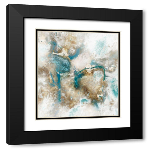 Disquiet Black Modern Wood Framed Art Print with Double Matting by Jacobs, Elle