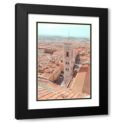 Sunkissed City Black Modern Wood Framed Art Print with Double Matting by Liidermann, Lisa