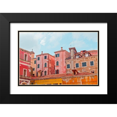 Contrasted Black Modern Wood Framed Art Print with Double Matting by Liidemann, Lisa