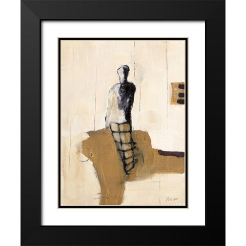 Pose II Black Modern Wood Framed Art Print with Double Matting by Pulliam, Mark