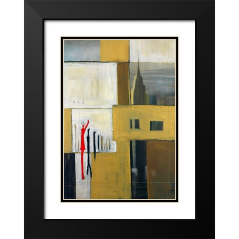 Chrystler Mann Black Modern Wood Framed Art Print with Double Matting by Pulliam, Mark