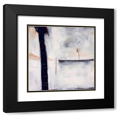 The Last Palm Black Modern Wood Framed Art Print with Double Matting by Pulliam, Mark