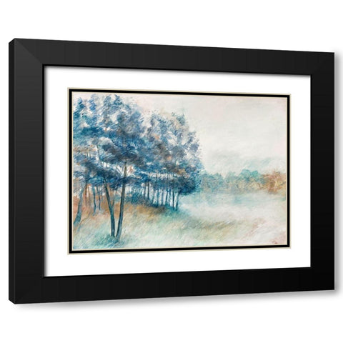 Whiff of Forest Scent Black Modern Wood Framed Art Print with Double Matting by Woods, Maya