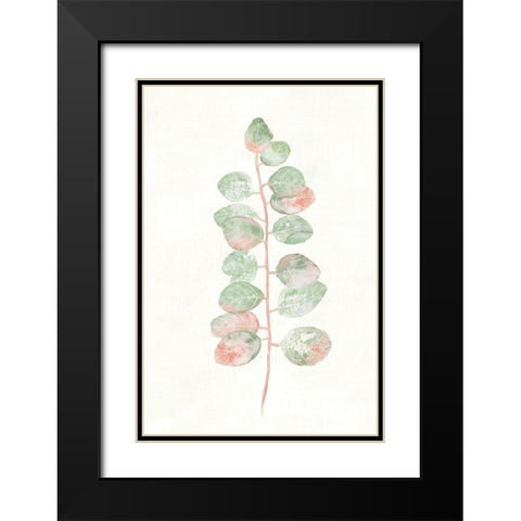 Florida Leaves I Black Modern Wood Framed Art Print with Double Matting by Woods, Maya