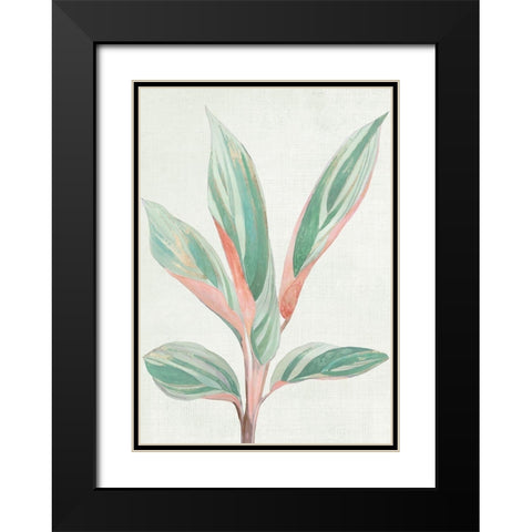 Ginger Plant I Black Modern Wood Framed Art Print with Double Matting by Woods, Maya