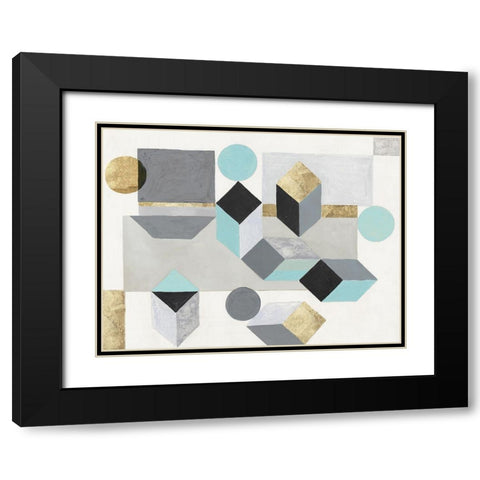 Our Own Paths I Black Modern Wood Framed Art Print with Double Matting by Woods, Maya