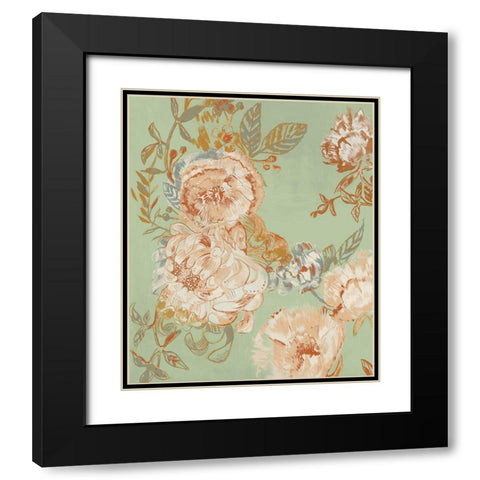 Garden Senses I  Black Modern Wood Framed Art Print with Double Matting by Woods, Maya