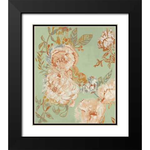 Garden Senses I  Black Modern Wood Framed Art Print with Double Matting by Woods, Maya