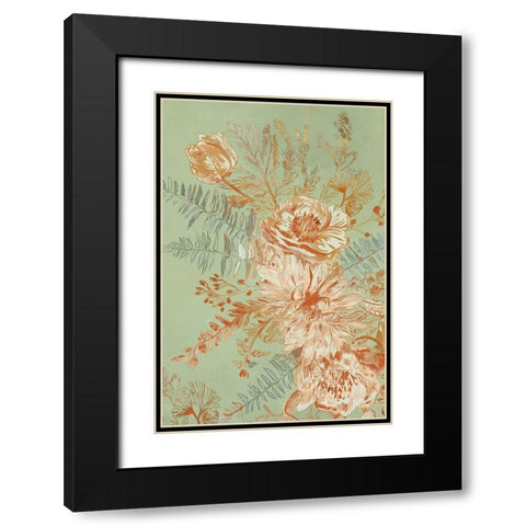Garden Senses III Black Modern Wood Framed Art Print with Double Matting by Woods, Maya