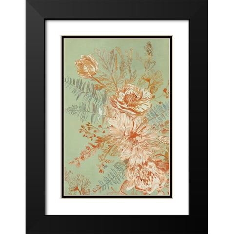 Garden Senses III Black Modern Wood Framed Art Print with Double Matting by Woods, Maya